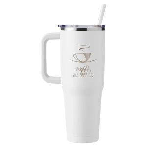 Harriton 40oz Vacuum Insulated Stainless Steel Travel Tumbler
